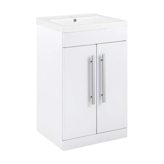 SP Avalon 2 Door Gloss White Basin Unit