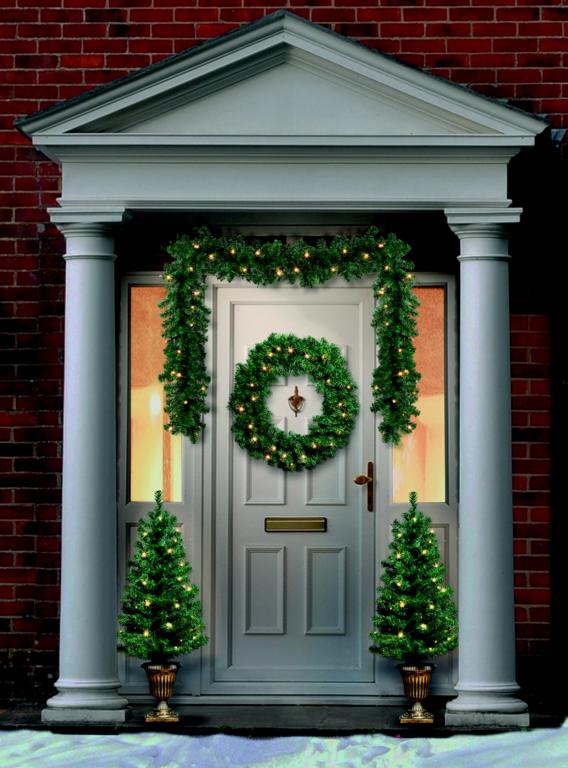 Premier Christmas Door Set Wreath