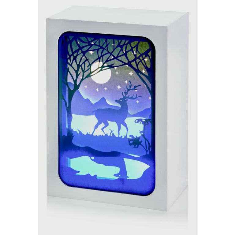 Premier Paper Diorama With Moonlight Scene