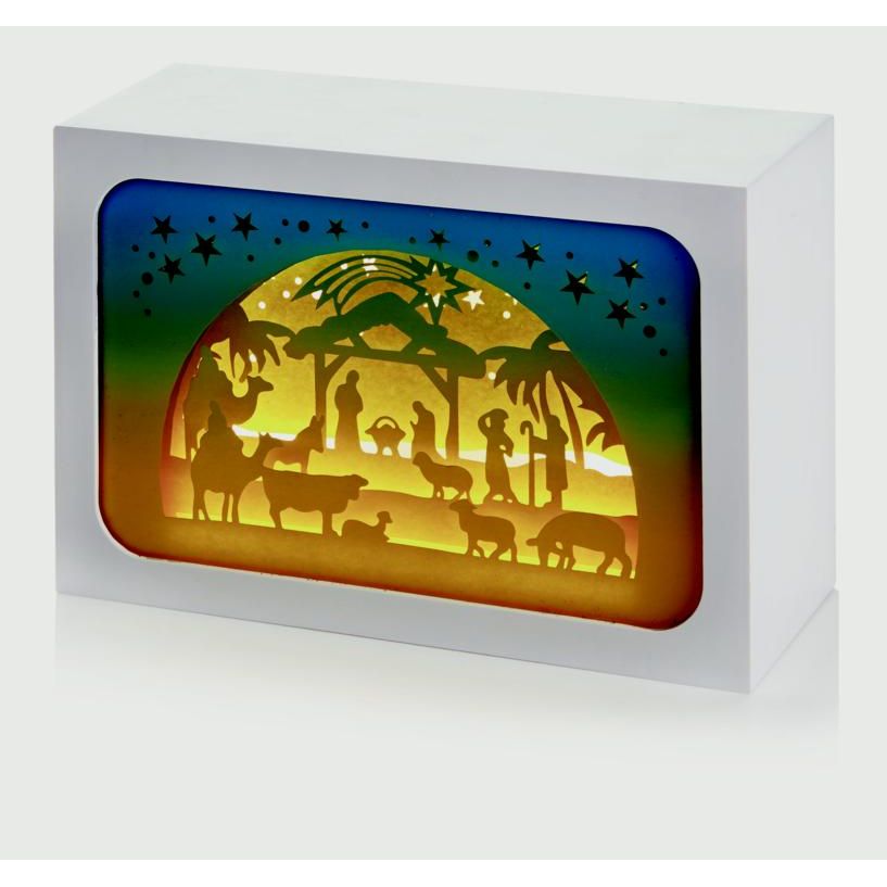 Premier Paper Diorama With Nativity Scene