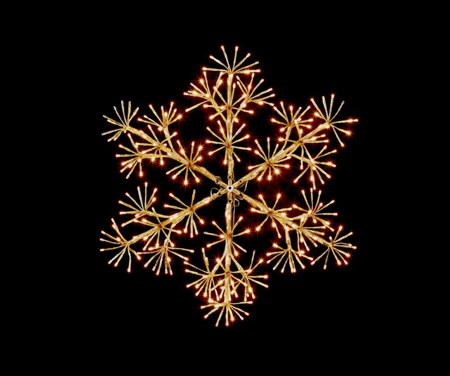 Premier Gold Starburst Snowflake