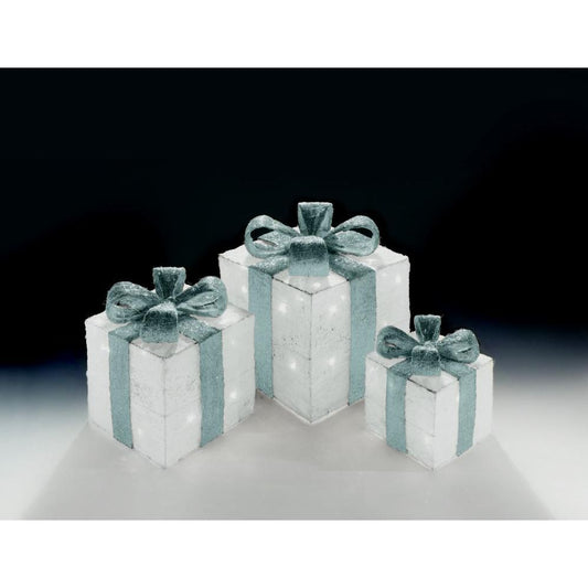 Premier Pure White Parcels With Silver Bow