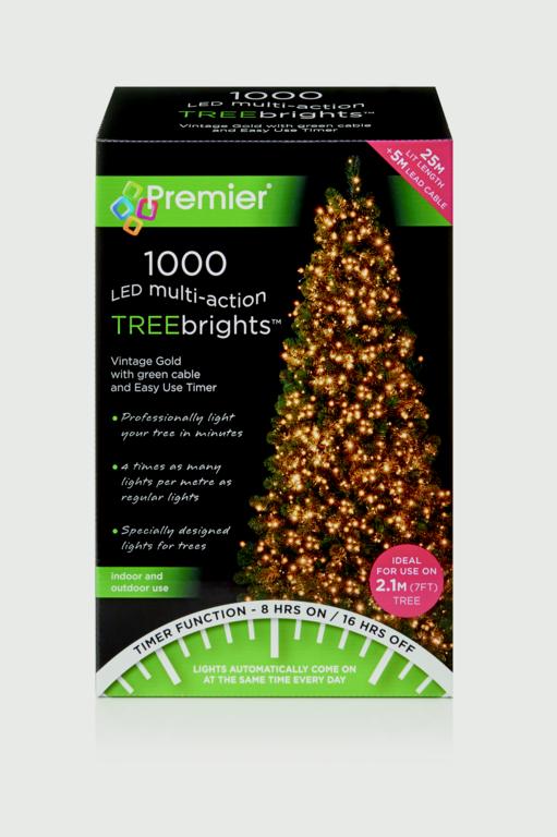 Premier 1000 LED Multi Action Treebrights With Timer