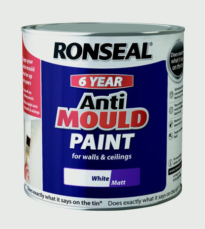 Ronseal 6 Year Anti Mould Paint 2.5L