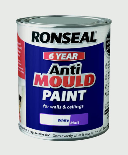 Ronseal 6 Year Anti Mould Paint 750ml