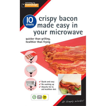 Toastabags Crispy Bacon Sheets - Pack of 10