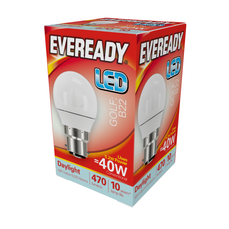 Eveready LED Golf 6w 470lm Blanco Cálido 3000k E27