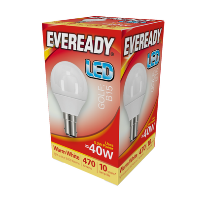 Eveready LED Golf 6w 470lm Blanco Cálido 3000k E27