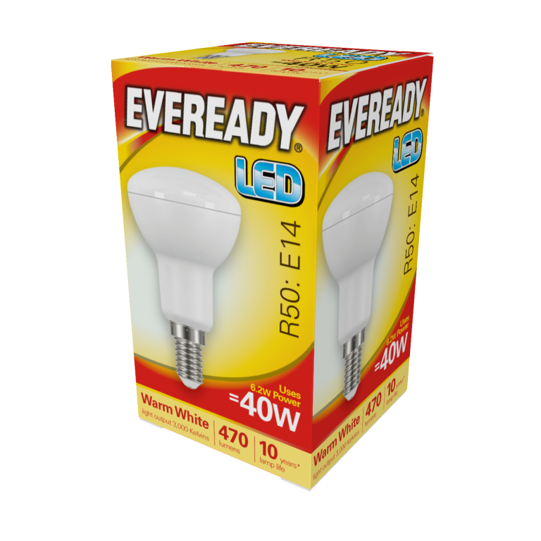 Eveready LED R50 6,2W 470lm Blanc Chaud 3000k E14