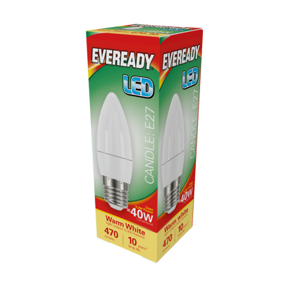 Bougie LED Eveready 6W 480lm Lumière du jour 6500k B22