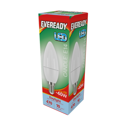 Bougie LED Eveready 6W 480lm Lumière du jour 6500k B22