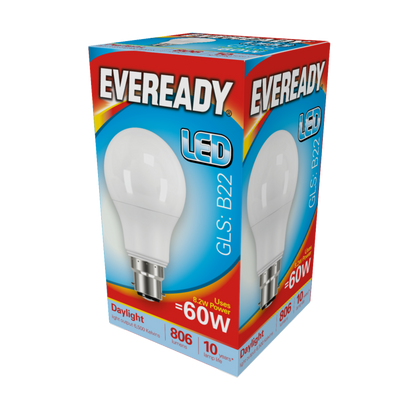 Eveready LED GLS 9,6w 806lm Blanc Chaud 3000k E27