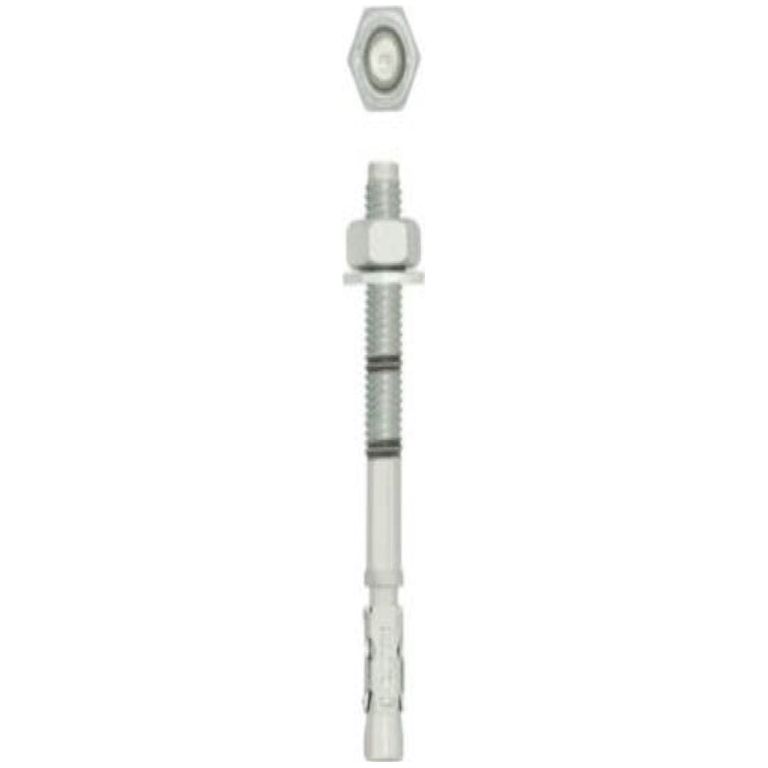 Rawlplug Zinc Plated Throughbolt Option 7 10X80