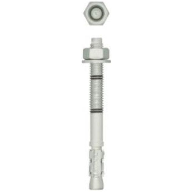 Boulon traversant en flocons de zinc Rawlplug, option 1