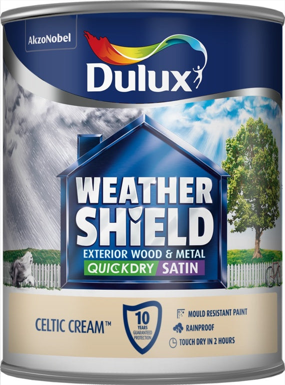 Dulux Weathershield Quick Dry Satin 750ml