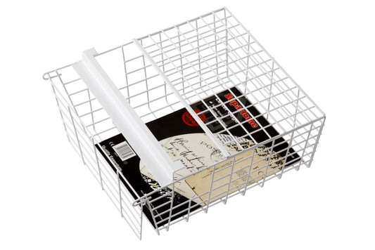 SupaHome Cage à lettres en PVC Blanc