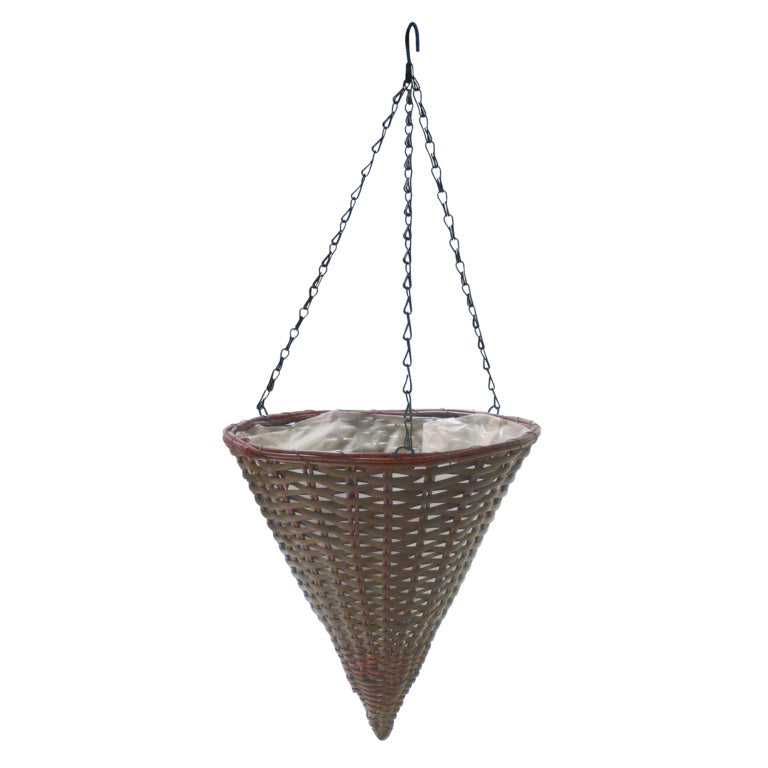 Ambassador Brown Rattan Hanging Cone