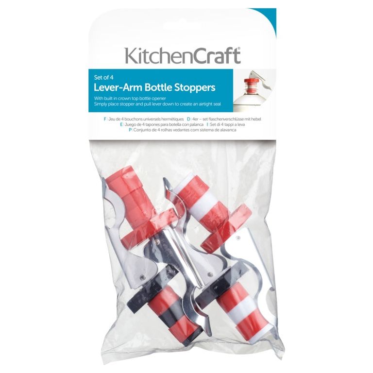 KitchenCraft Lever Arm Bottle Stopper