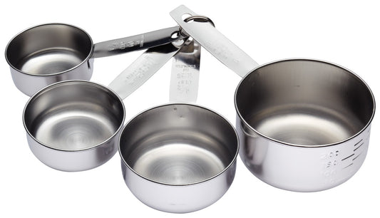 KitchenCraft Stainless Steel Measuring Cup Set