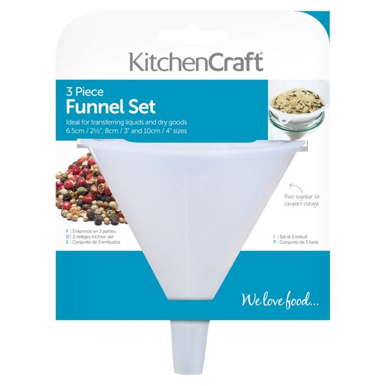 Embudo de plástico para alimentos KitchenCraft