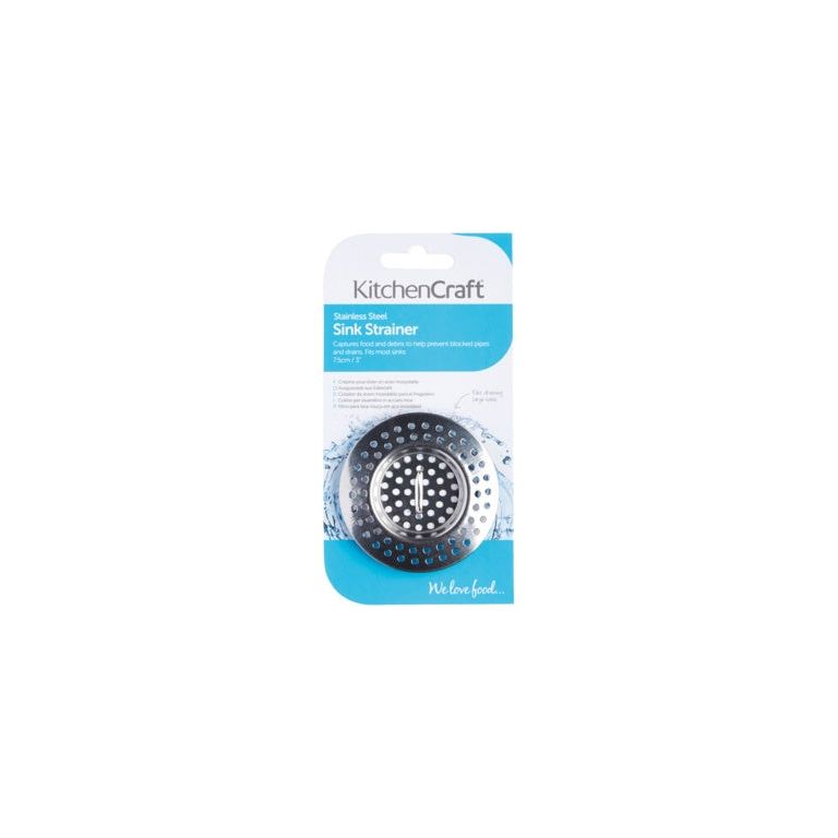 KitchenCraft Stainless Steel Sink Strainer