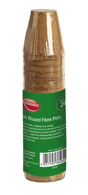 Ambassador Round Fibre Pots