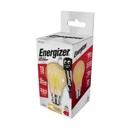 Lampes LED à filament Energizer B22