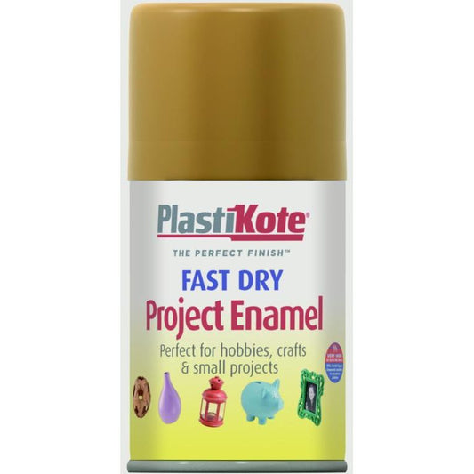 PlastiKote Fast Dry Enamel Aerosol Paint Copper 100ml