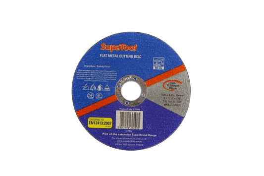 SupaTool Flat Metal Cutting Disc 100mmx2.5mm