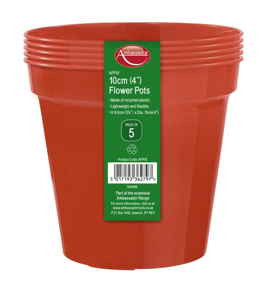 Pots de fleurs Ambassador 5" - Paquet 5