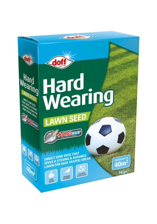 Doff Hardwearing Lawn Seed With Procoat