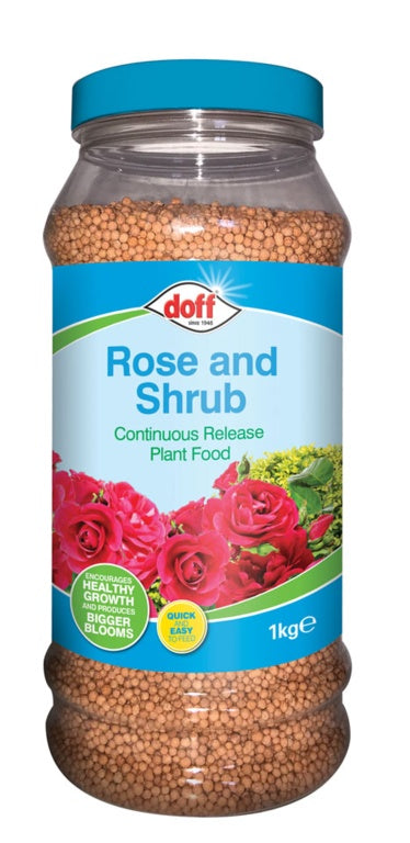 Doff Engrais pour Plantes à Libération Continue pour Roses et Arbustes 1kg