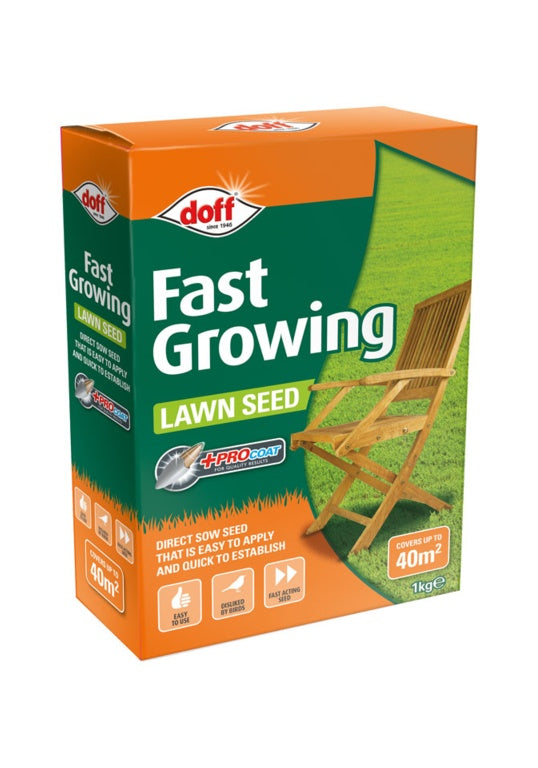 Doff Fast Acting Lawn Seed With Procoat