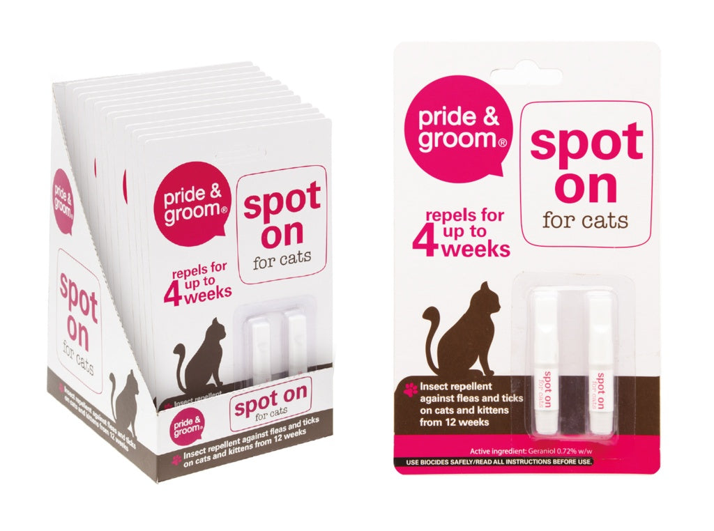 Pride & Groom Spot On For Cats