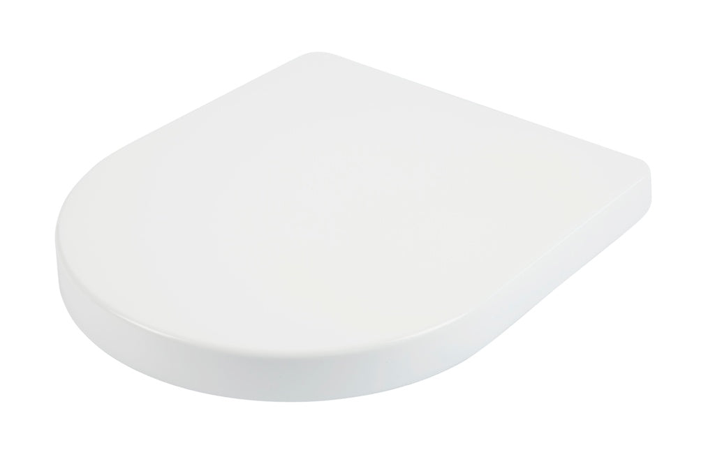 Croydex Eyre D-Shaped White Seat