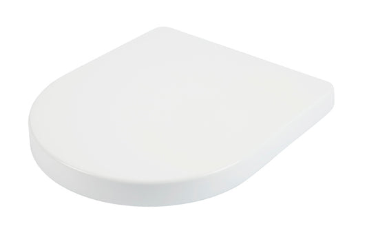 Croydex Eyre D-Shaped White Seat