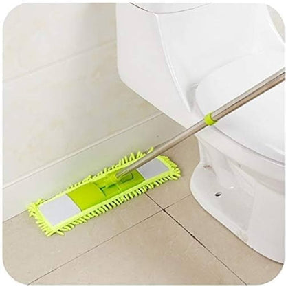 JVL Flat Microfibre Mop And Handle