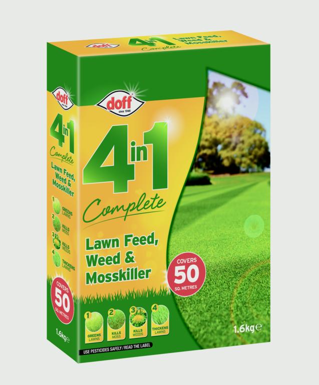 Doff 4 In 1 Complete Lawn Feed, Weed & Mosskiller