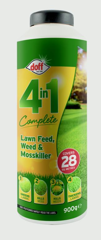 Doff 4 En 1 Alimento Completo Para Césped, Hierbas Y Mosskiller 1kg