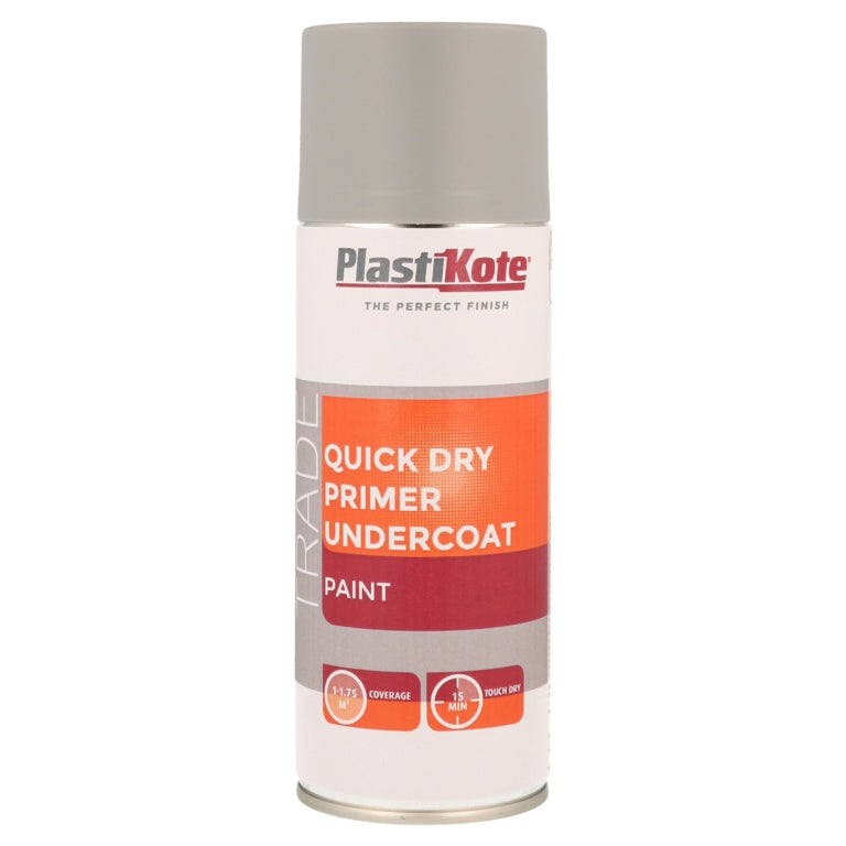 PlastiKote Quick Dry Primer Undercoat 400ml White