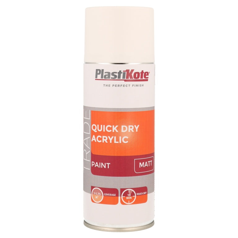 PlastiKote Spray Acrylique à Séchage Rapide 400 ml