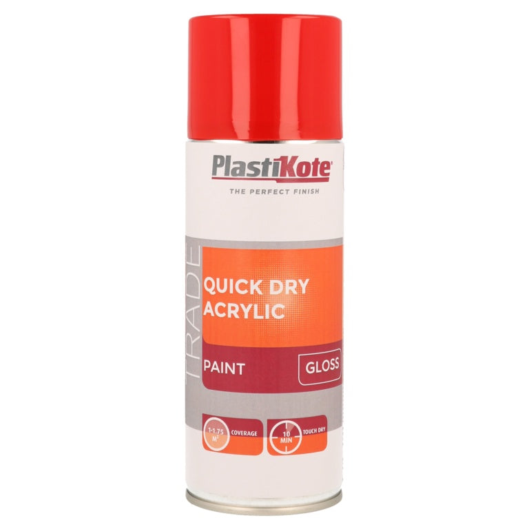 PlastiKote Spray Acrylique à Séchage Rapide 400 ml