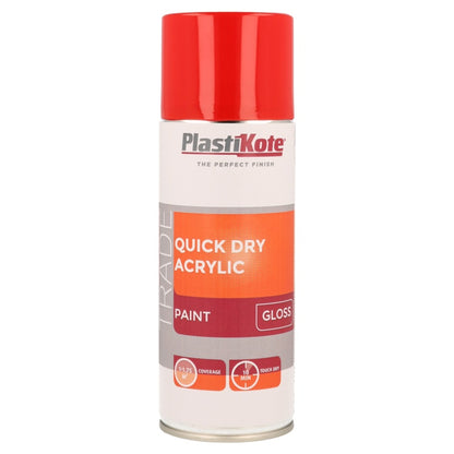 PlastiKote Spray Acrylique à Séchage Rapide 400 ml