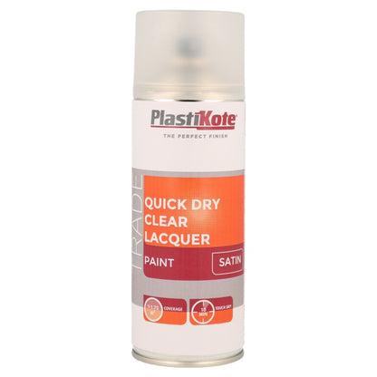 PlastiKote Laque transparente à séchage rapide 400 ml