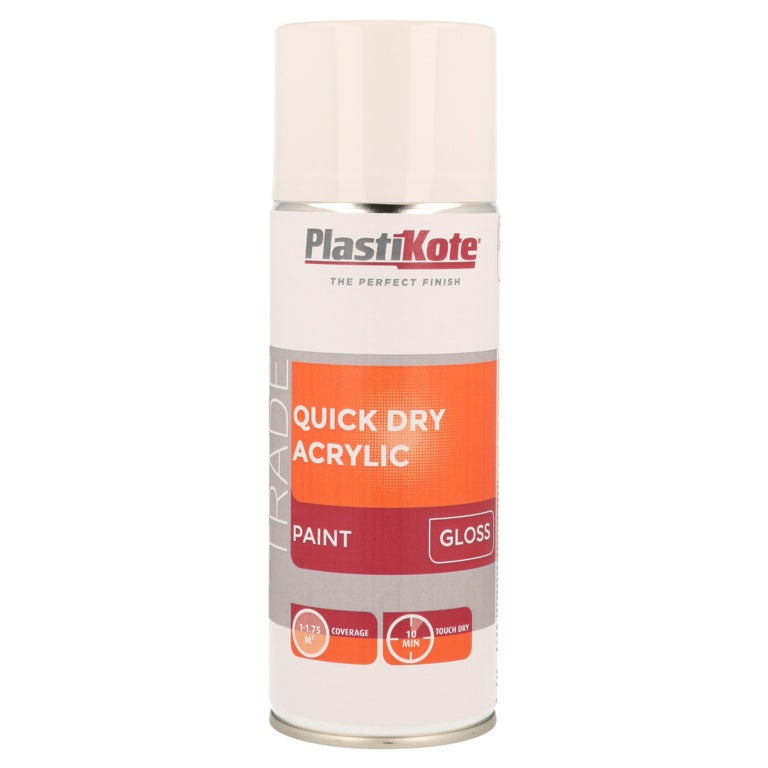 PlastiKote Spray Acrylique à Séchage Rapide 400 ml