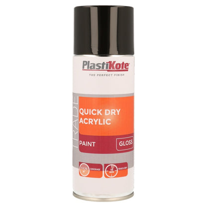 PlastiKote Spray Acrylique à Séchage Rapide 400 ml