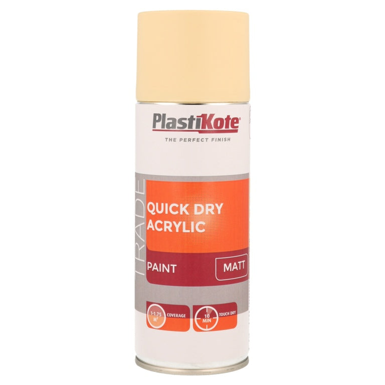 PlastiKote Spray Acrylique à Séchage Rapide 400 ml