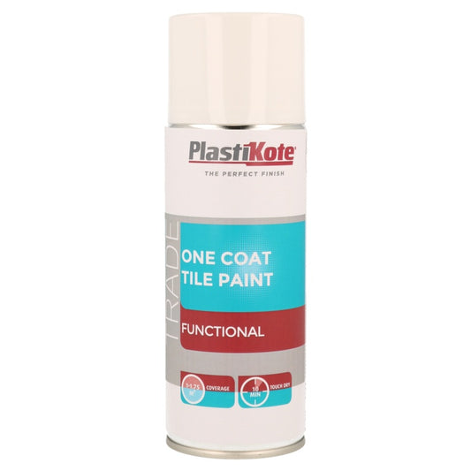 PlastiKote One Coat Tile Paint 400ml Spray