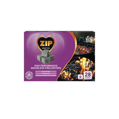 Zip High Performance Odourless Firelighters 28 Cubes