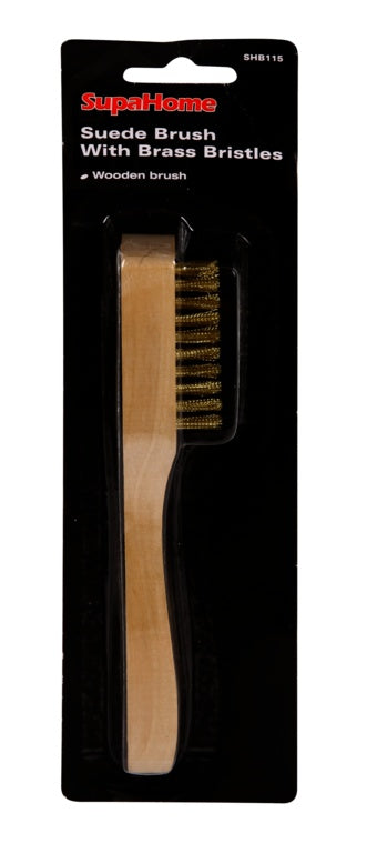 SupaHome Brosse à chaussures en daim